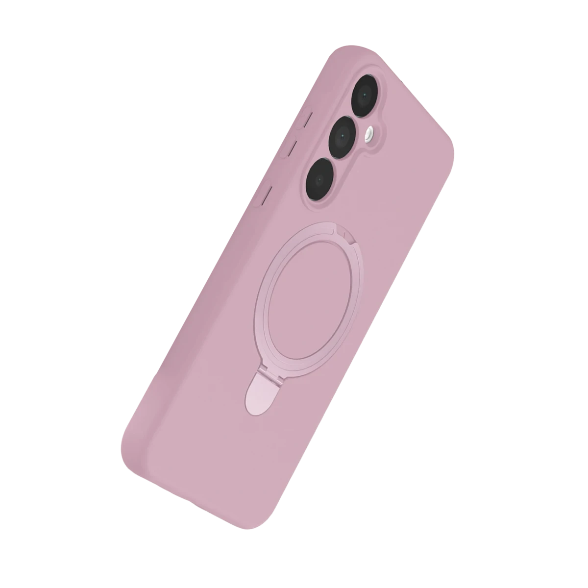 Samsung Galaxy A15 4G Regal Magsafe Standlı Kapak - Açık Pembe