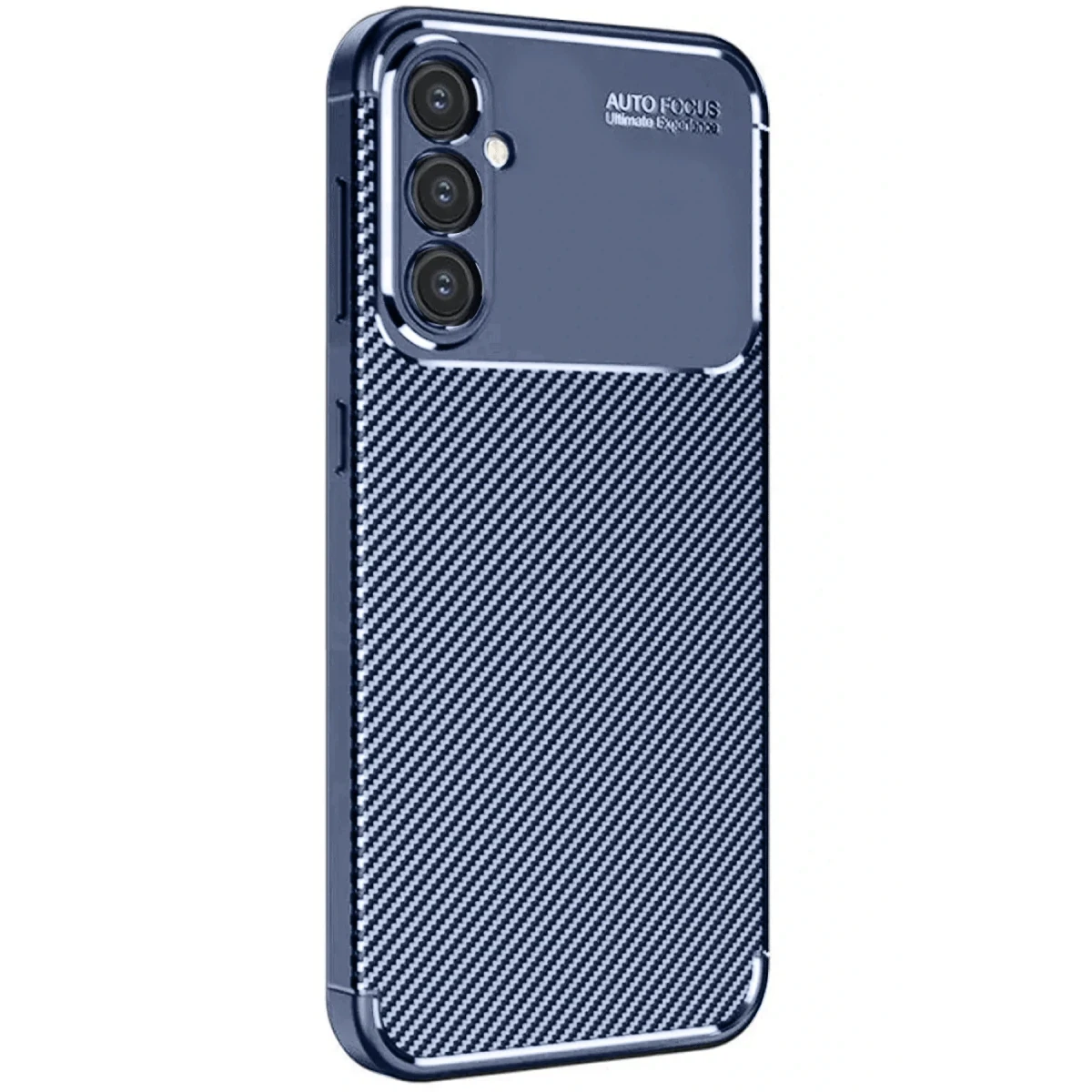 Samsung Galaxy A16 5G Kılıf Auto Focus Karbon Kapak - Lacivert