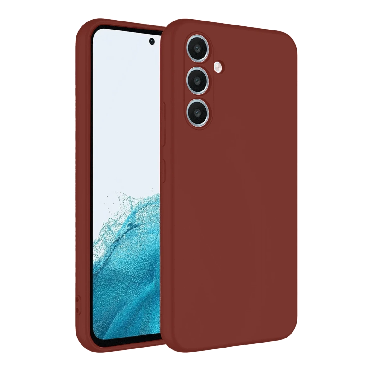 Samsung Galaxy A16 5G Kılıf First Silikon - Bordo