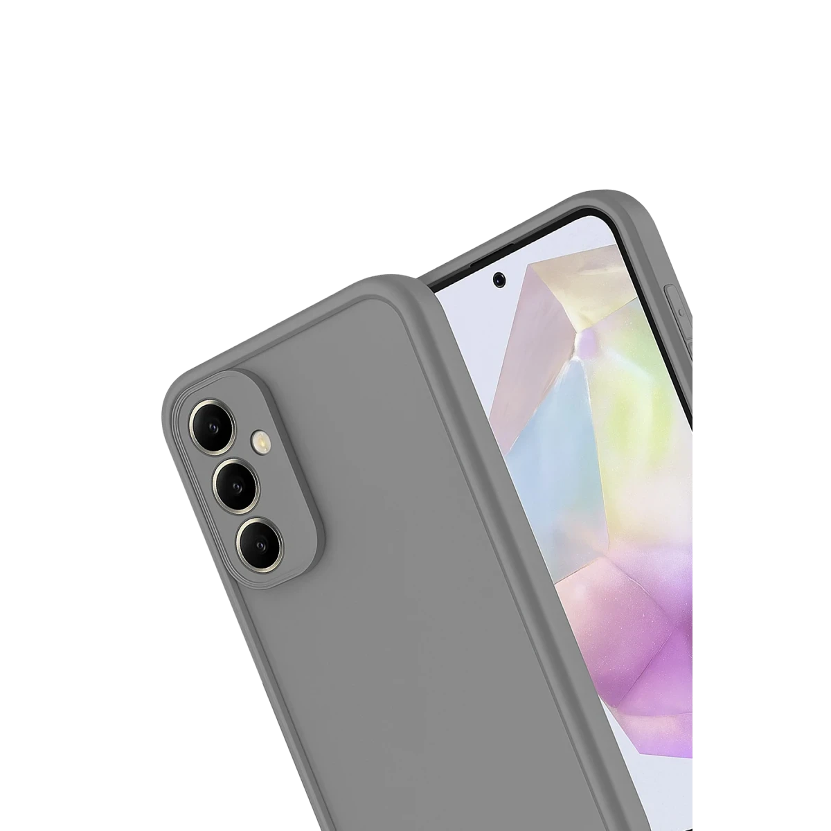 Samsung Galaxy A16 5G Kılıf Viera Silikon - Gri
