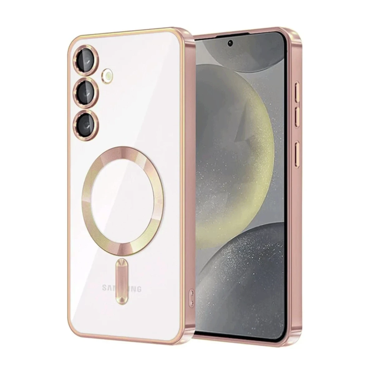 Samsung Galaxy A16 5G Kross Magneticsafe Kapak - Rose