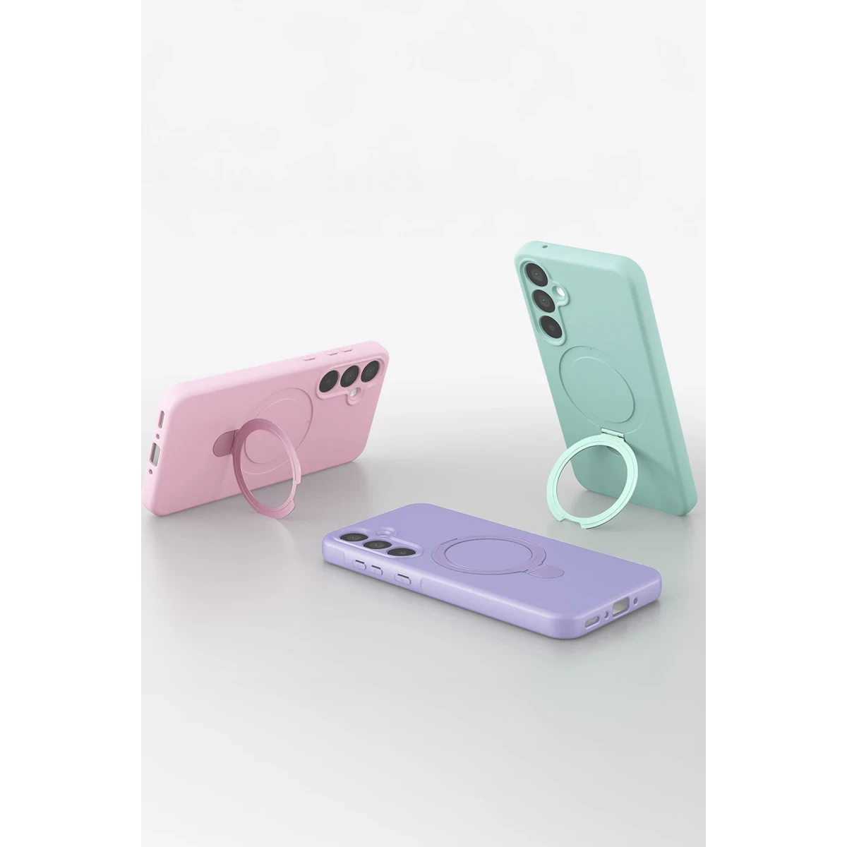 Samsung Galaxy A16 5G Regal Magsafe Standlı Kapak - Su Yeşili