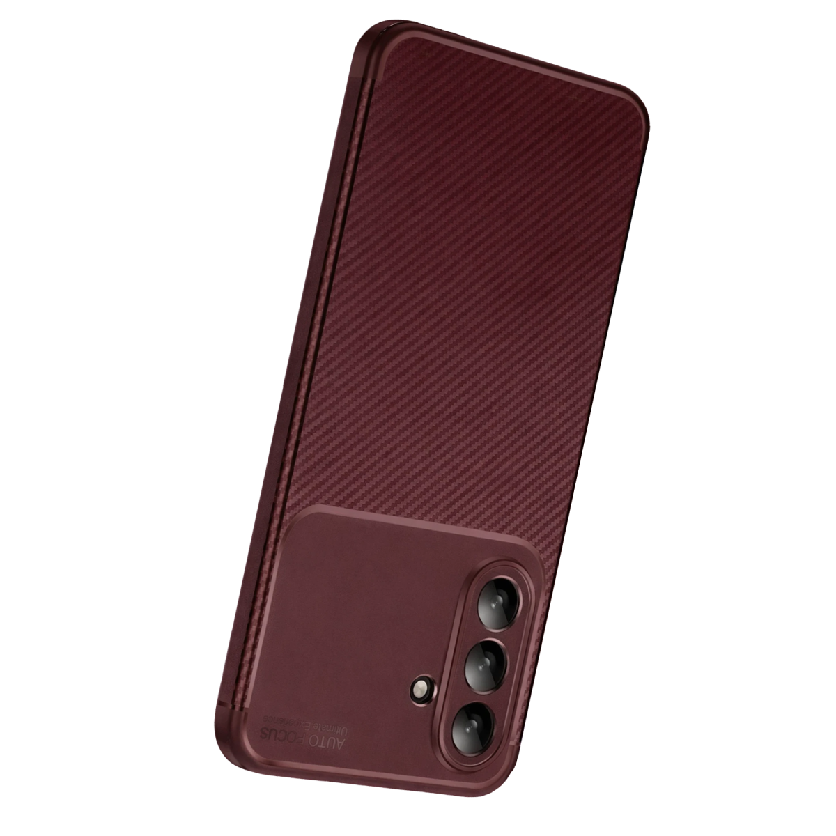 Samsung Galaxy A17 5G Auto Focus Karbon Kapak - Bordo