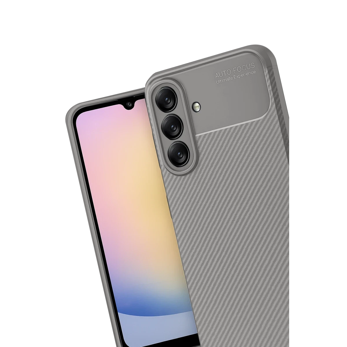 Samsung Galaxy A17 5G Auto Focus Karbon Kapak - Gri