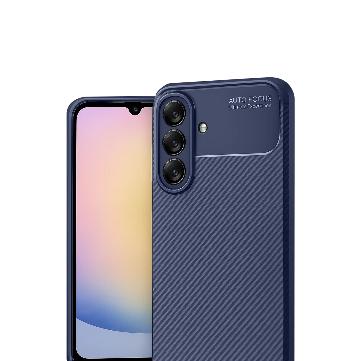 Samsung Galaxy A17 5G Auto Focus Karbon Kapak - Lacivert