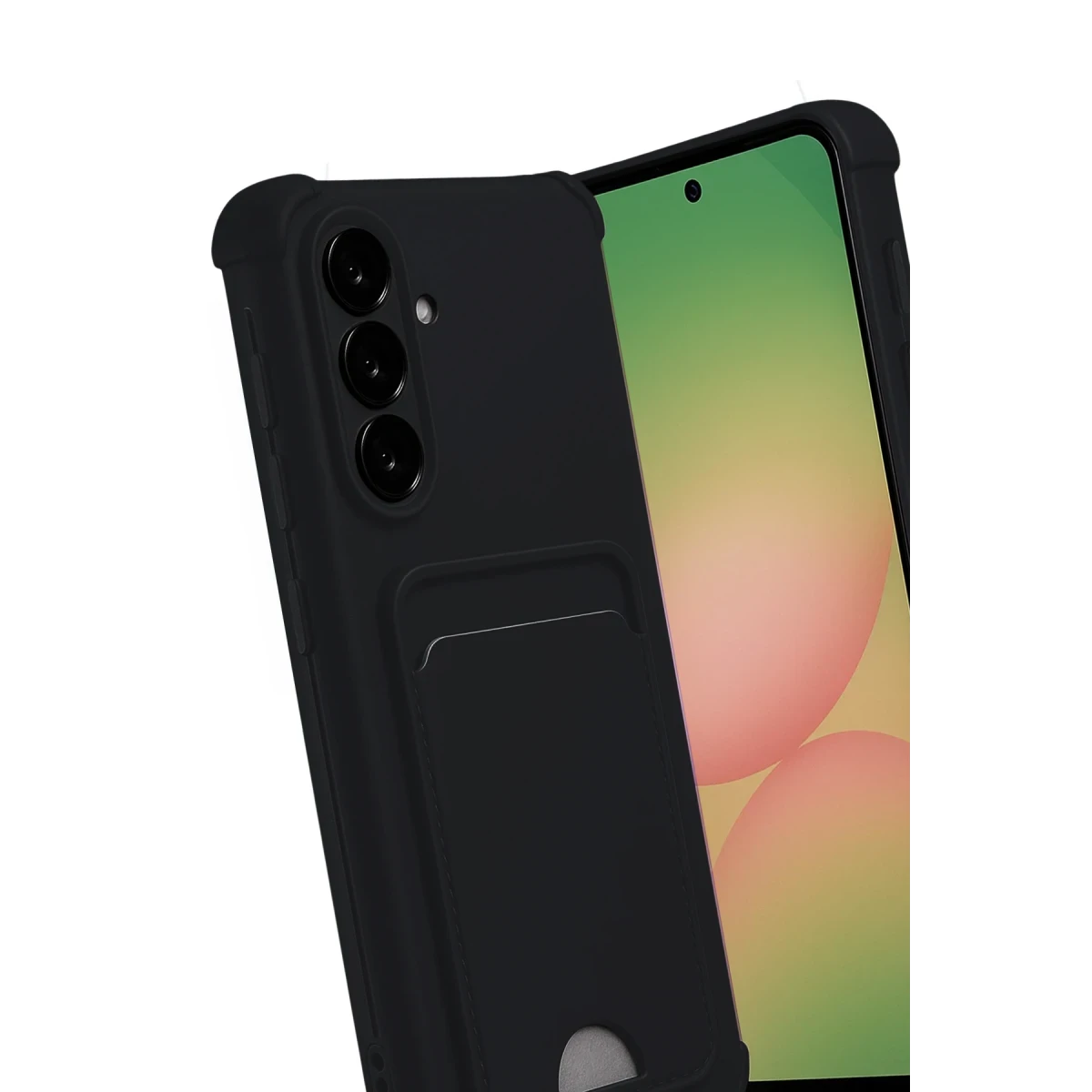 Samsung Galaxy A17 5G Kelvin Kartvizitli Silikon - Siyah