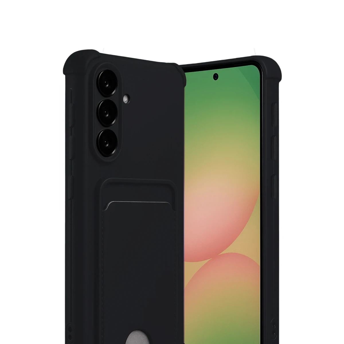 Samsung Galaxy A17 5G Kelvin Kartvizitli Silikon - Siyah