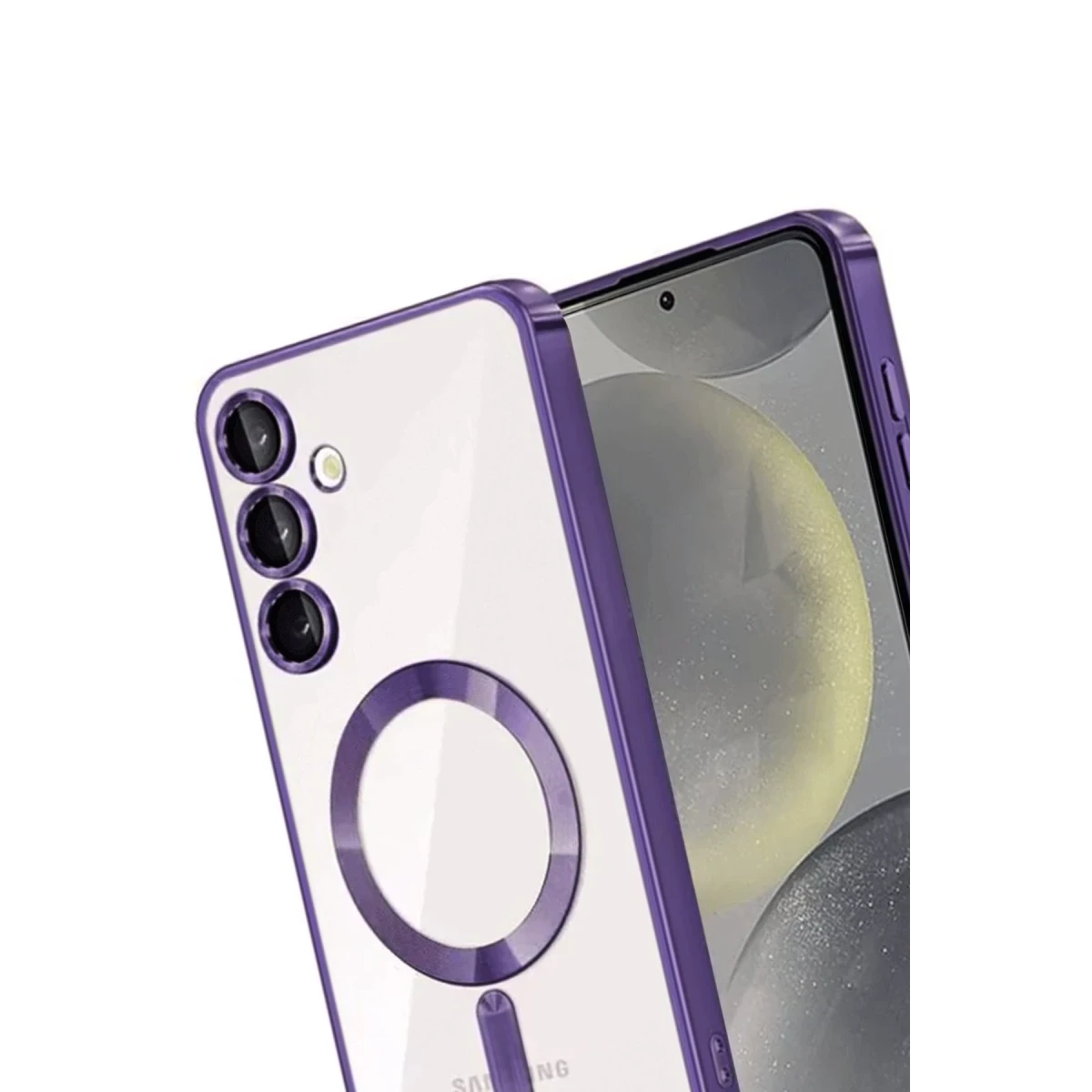 Samsung Galaxy A17 5G Kross Magneticsafe Kapak - Mor