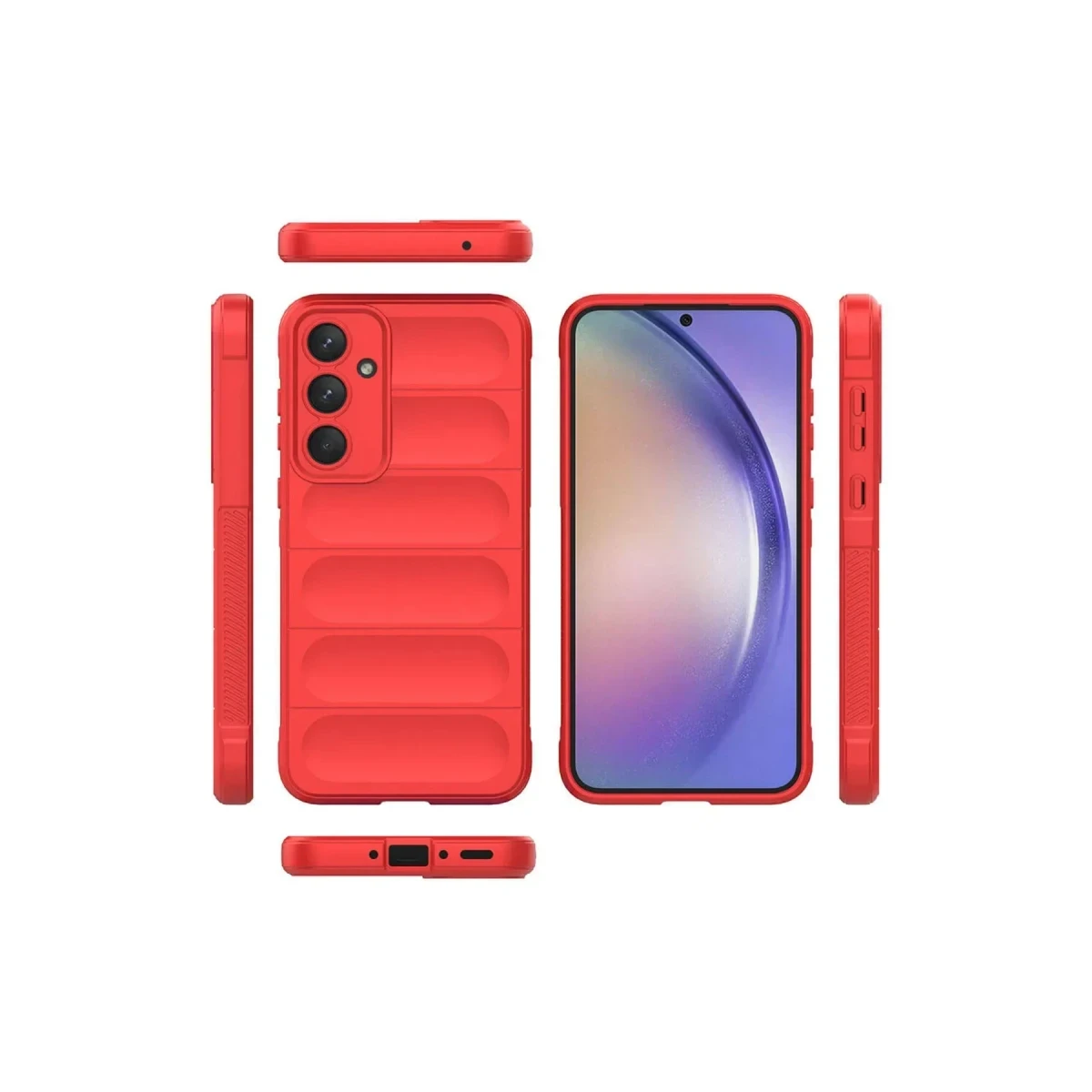 Samsung Galaxy A17 5G Optimum Silikon - Kırmızı