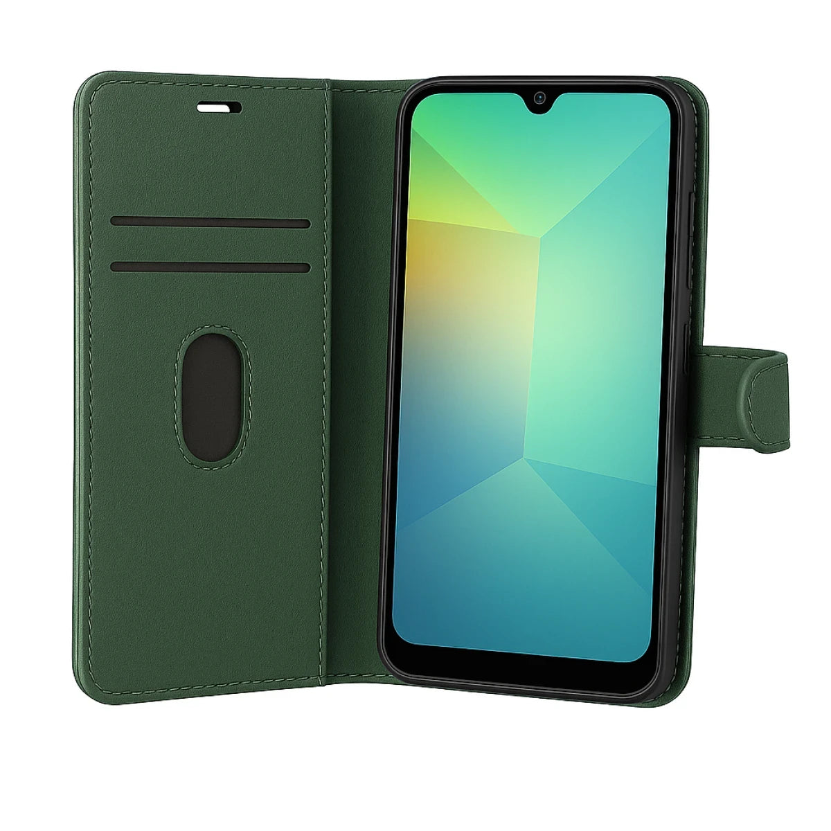 Samsung Galaxy A17 5G Trend S Plus Kapaklı Kılıf - Yeşil