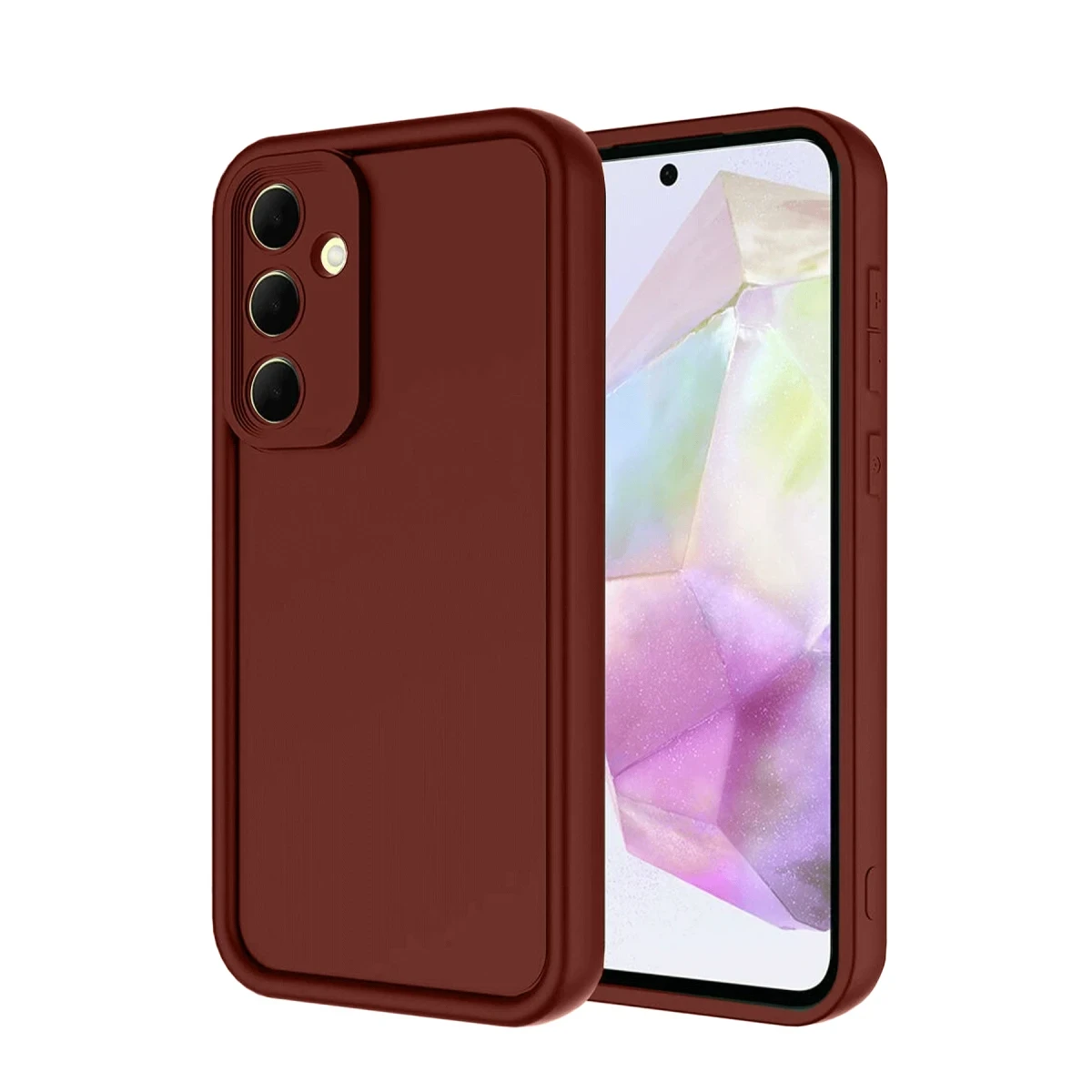Samsung Galaxy A17 5G Viera Silikon - Bordo
