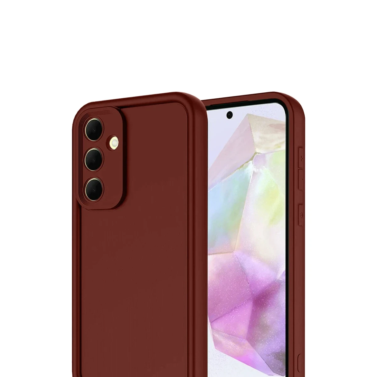 Samsung Galaxy A17 5G Viera Silikon - Bordo