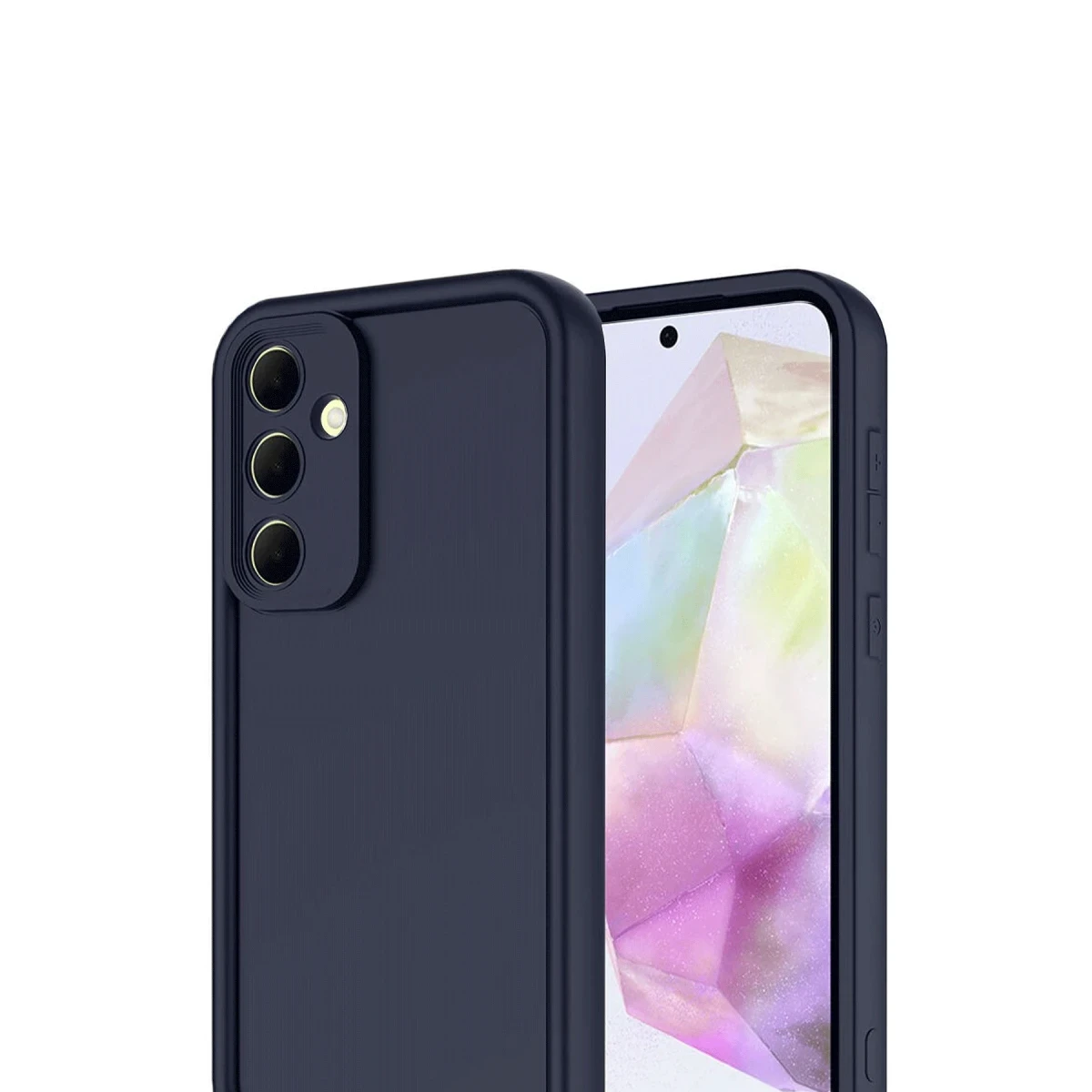 Samsung Galaxy A17 5G Viera Silikon - Lacivert