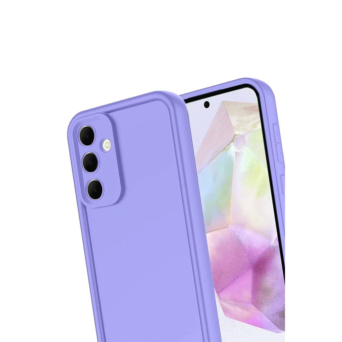 Samsung Galaxy A17 5G Viera Silikon - Lila