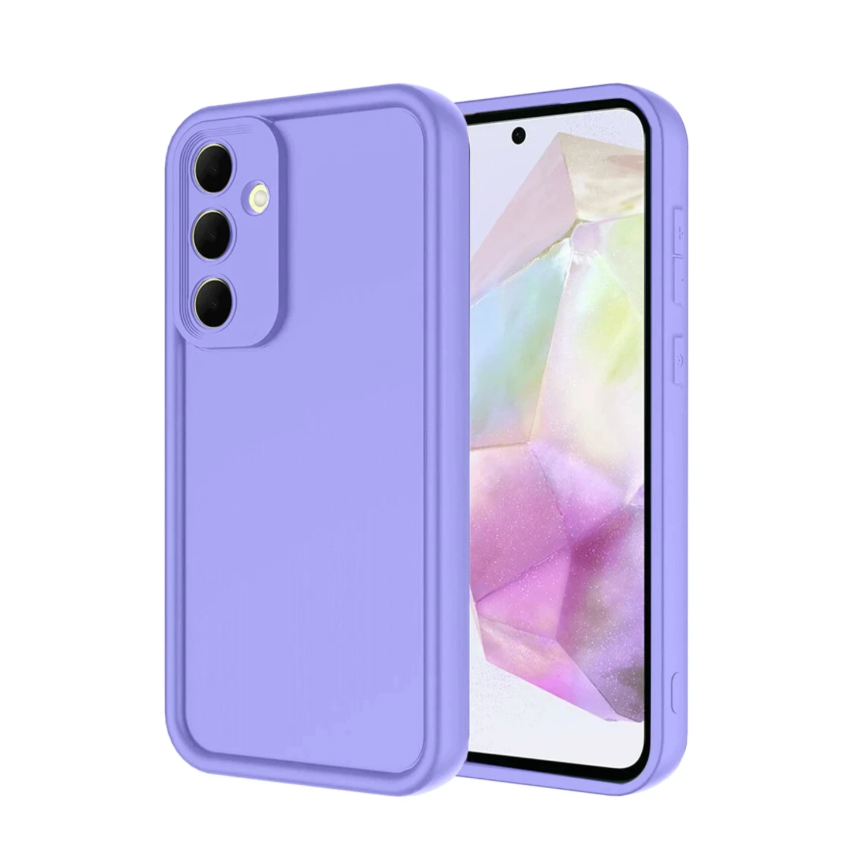 Samsung Galaxy A17 5G Viera Silikon - Lila