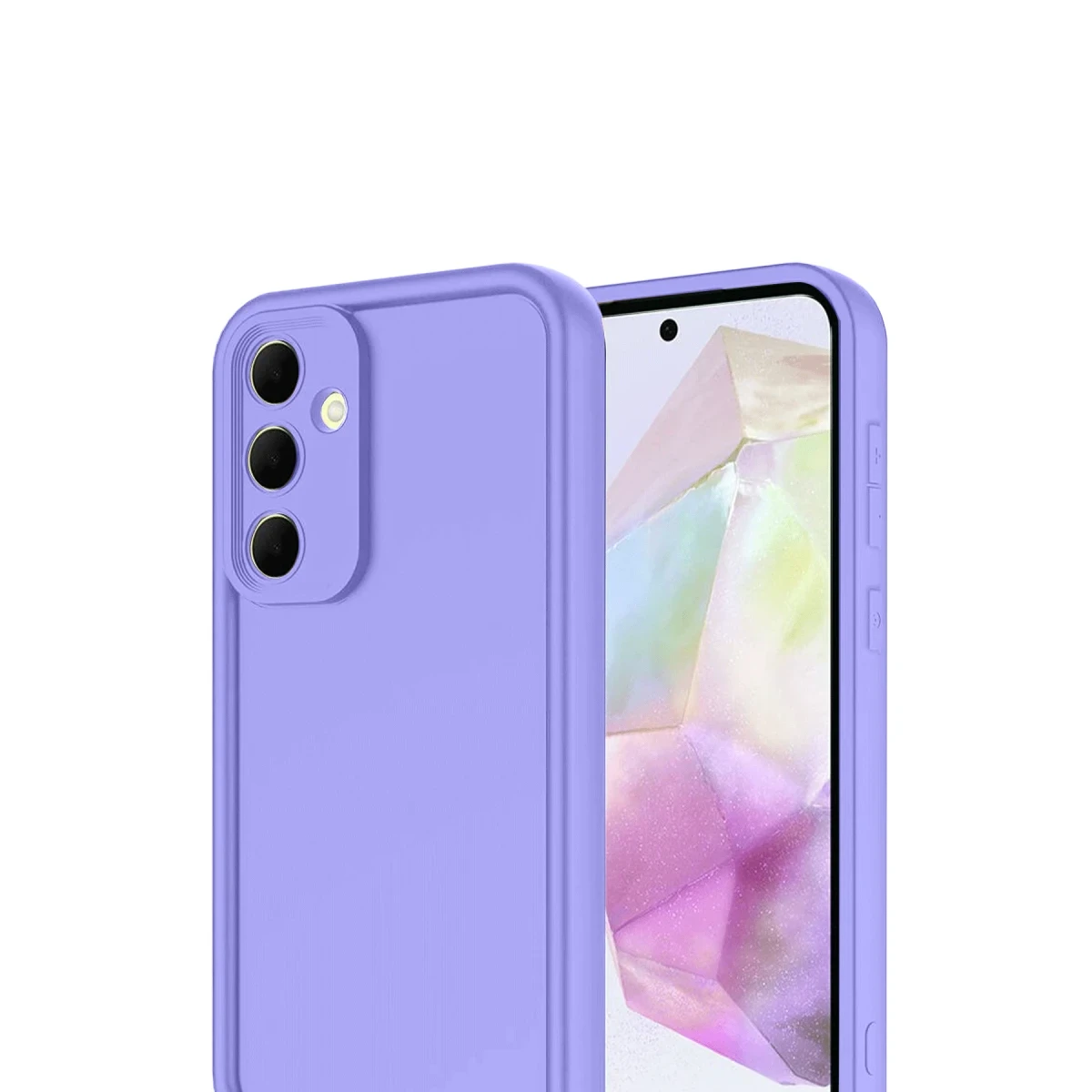 Samsung Galaxy A17 5G Viera Silikon - Lila