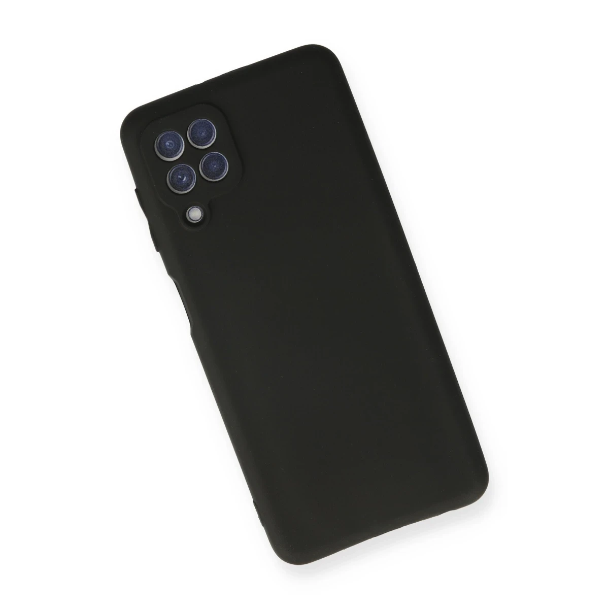 Samsung Galaxy A22 Kılıf First Silikon - Siyah