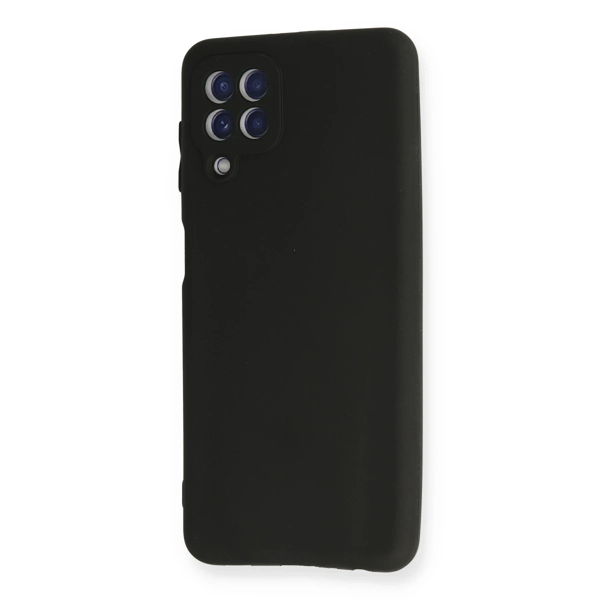 Samsung Galaxy A22 Kılıf First Silikon - Siyah