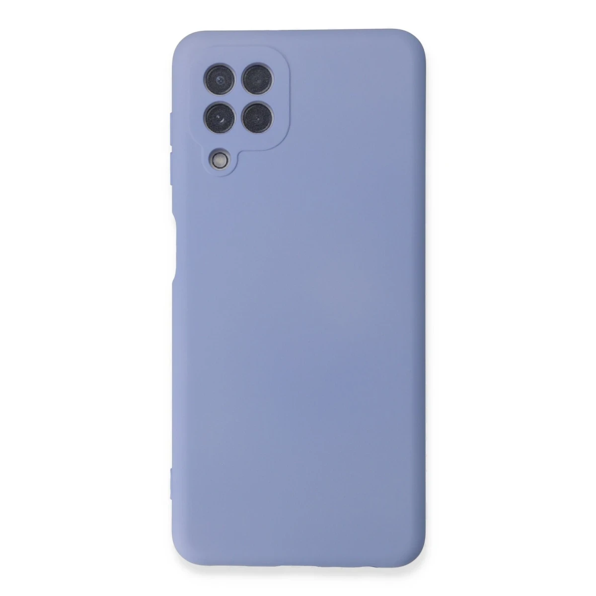 Samsung Galaxy A22 Kılıf Nano içi Kadife Silikon - Lila