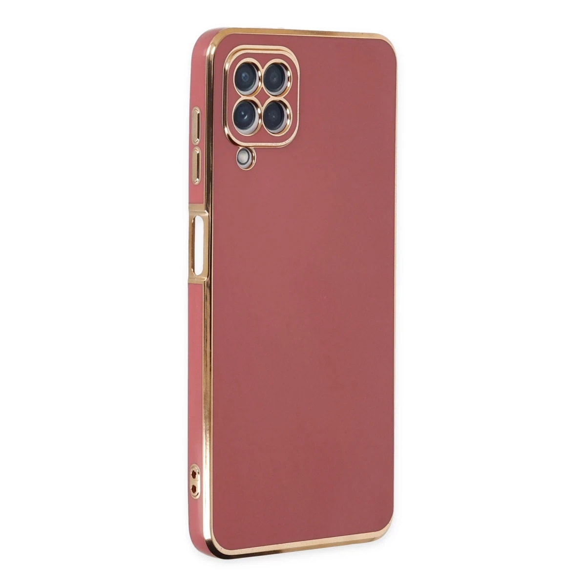 Samsung Galaxy A22 Kılıf Volet Silikon - Kırmızı