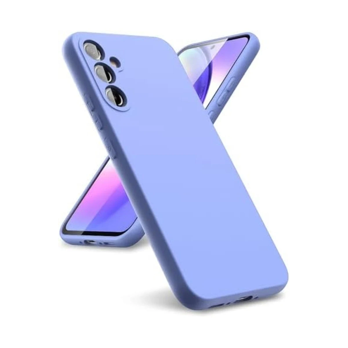 Samsung Galaxy A24 4G Kılıf First Silikon - Lila