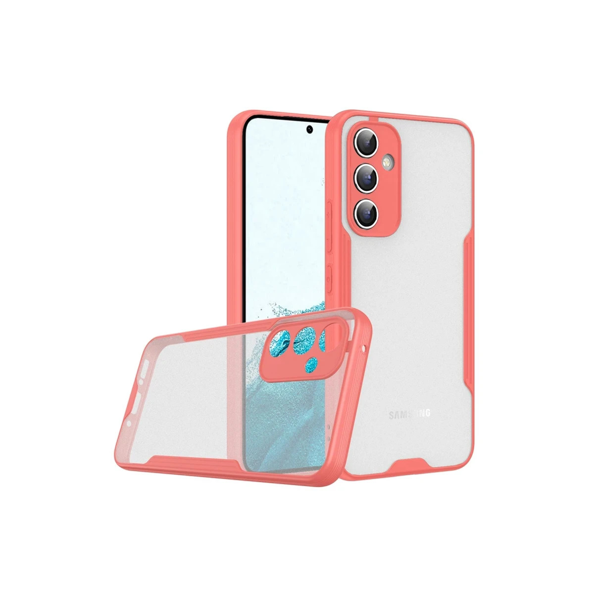 Samsung Galaxy A24 4G Kılıf Platin Silikon - Pembe