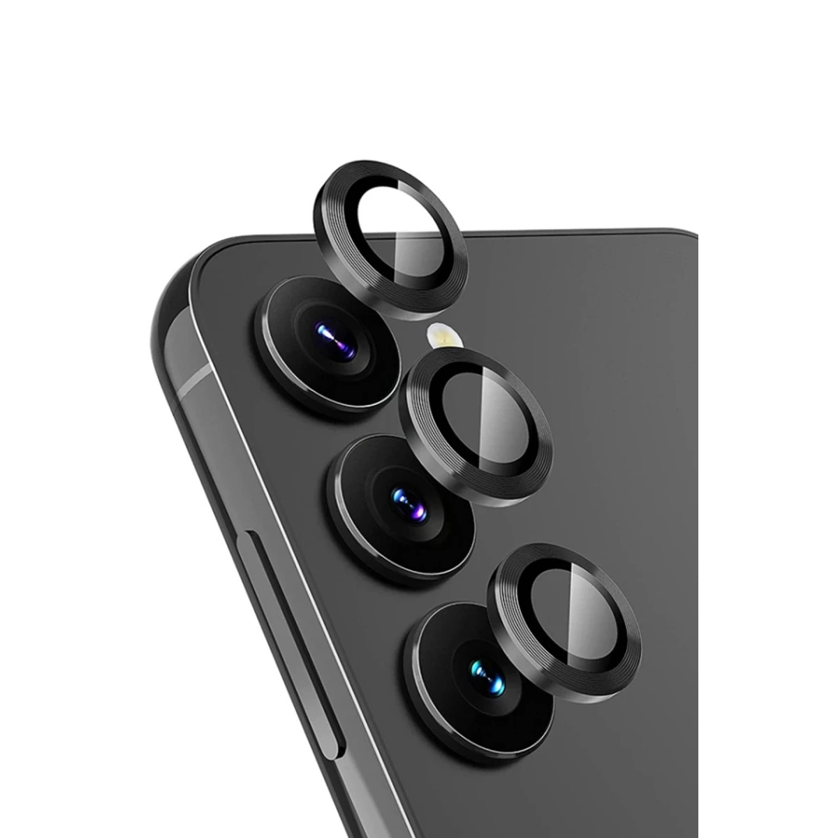 Samsung Galaxy A24 4G Valdez Metal Kamera Lens - Siyah