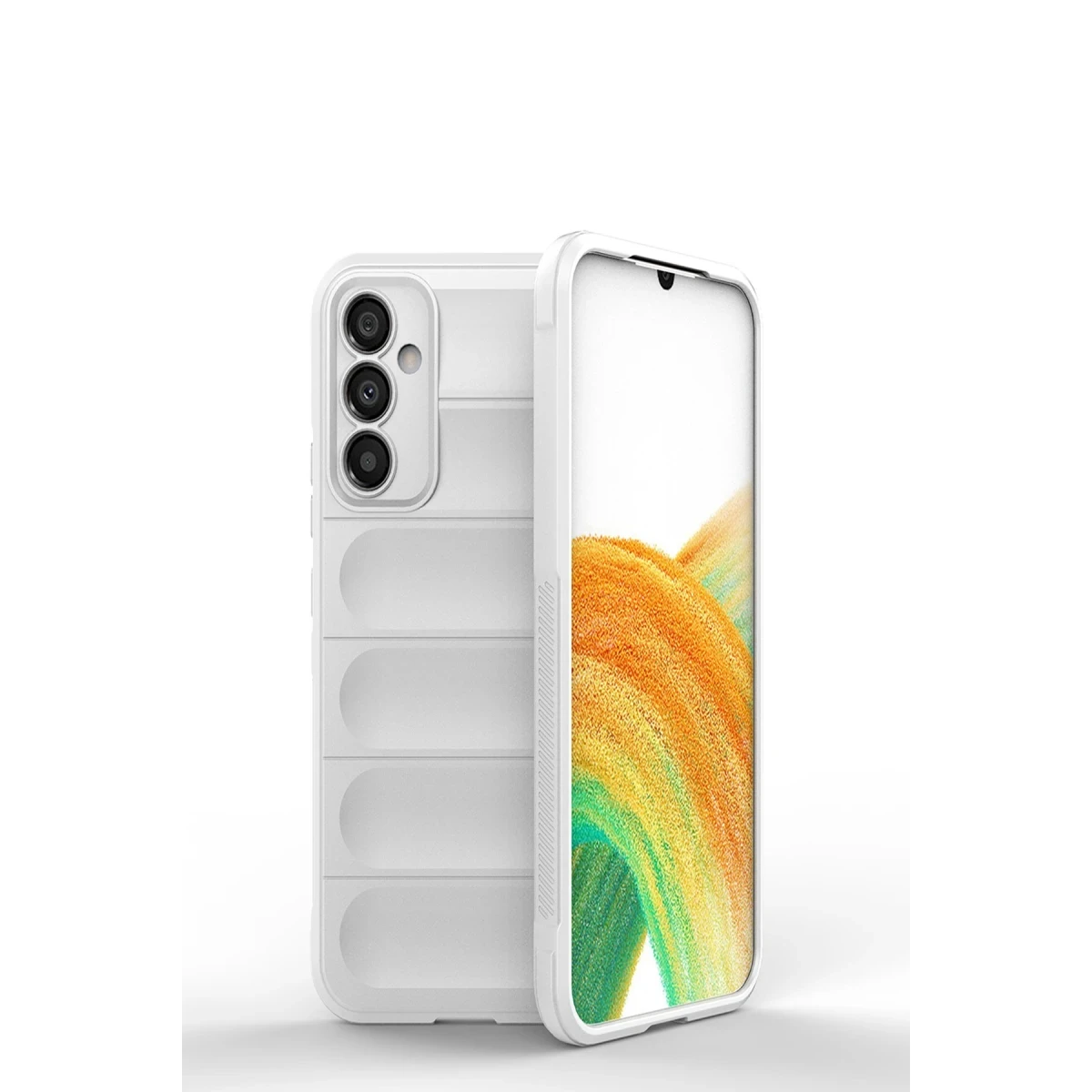 Samsung Galaxy A25 5G Kılıf Optimum Silikon - Krem