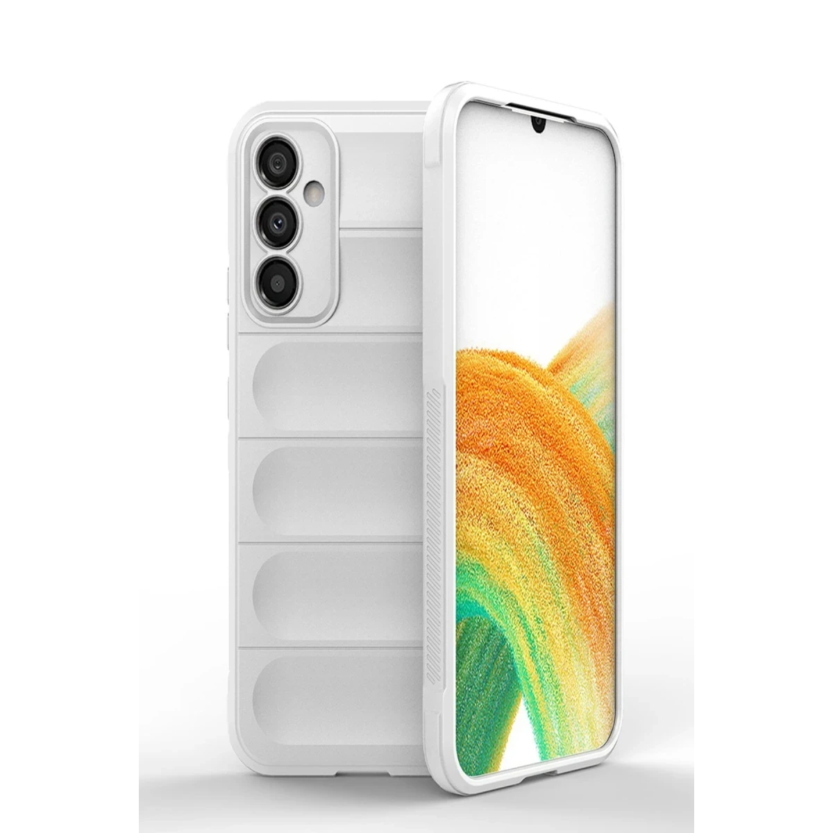 Samsung Galaxy A25 5G Kılıf Optimum Silikon - Krem