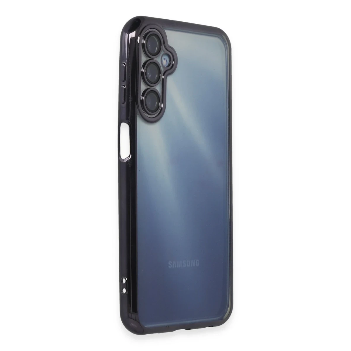 Samsung Galaxy A25 5G Kılıf Razer Lensli Silikon - Mor