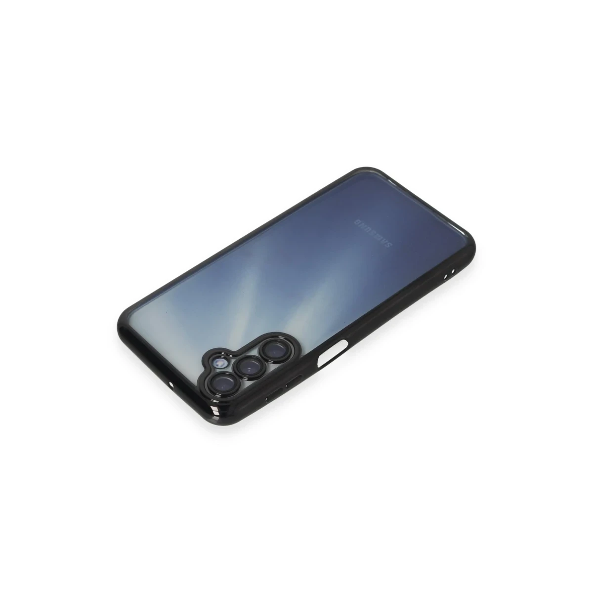 Samsung Galaxy A25 5G Kılıf Razer Lensli Silikon - Siyah