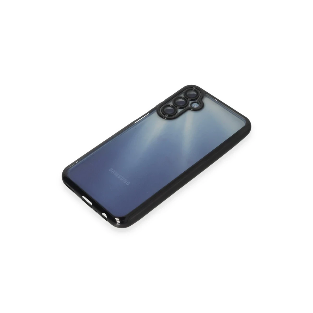 Samsung Galaxy A25 5G Kılıf Razer Lensli Silikon - Siyah