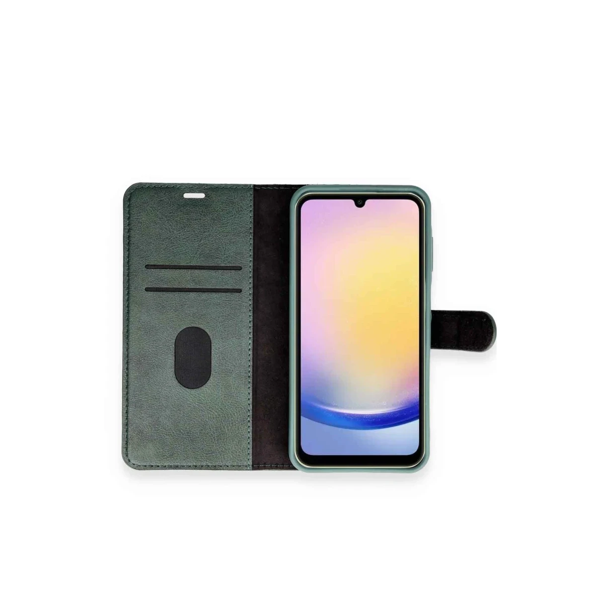 Samsung Galaxy A25 5G Kılıf Trend S Plus Kapaklı Kılıf - Siyah