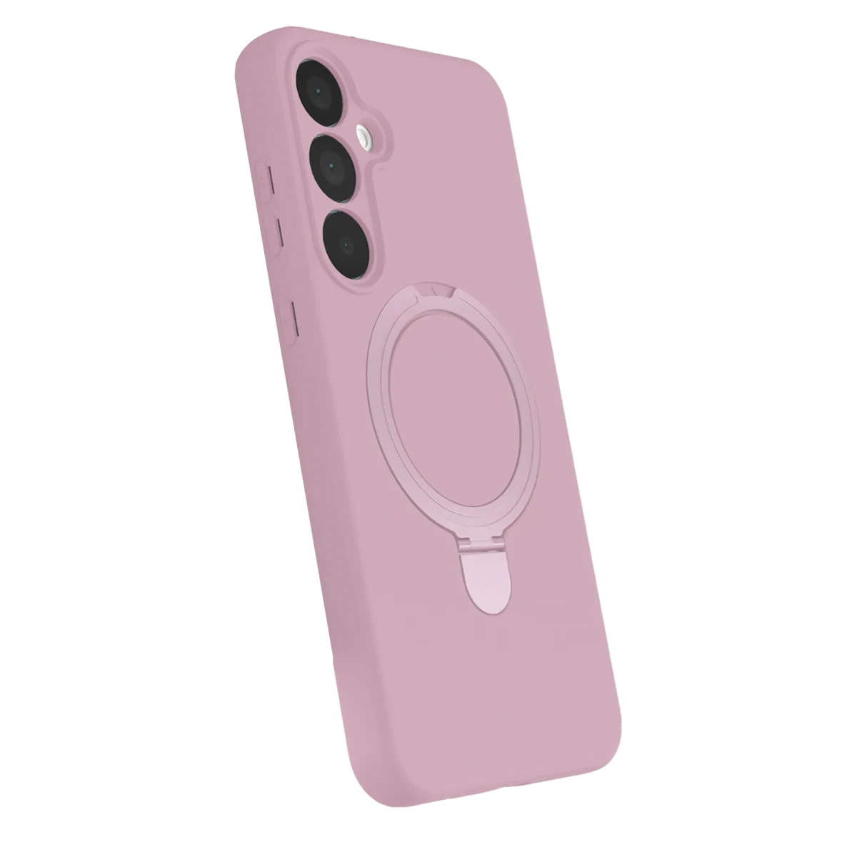 Samsung Galaxy A25 5G Regal Magsafe Standlı Kapak - Açık Pembe