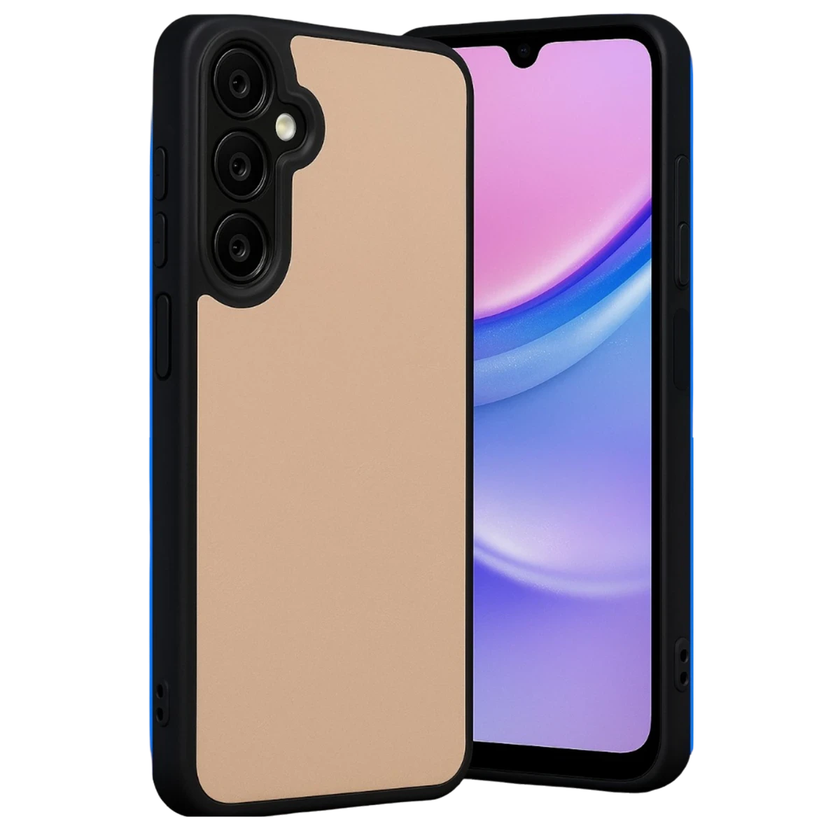 Samsung Galaxy A26 Kılıf Aras Deri Kapak - Pudra