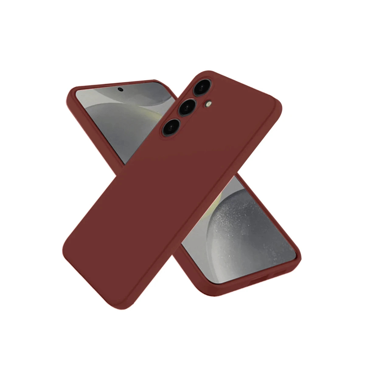 Samsung Galaxy A26 Kılıf First Silikon - Bordo