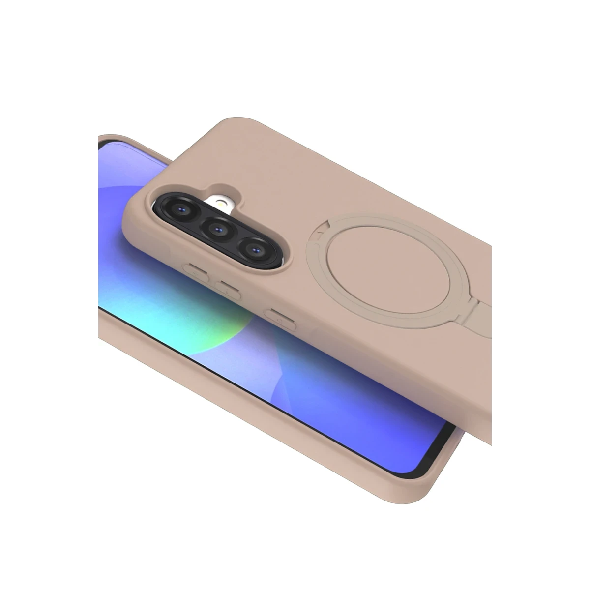 Samsung Galaxy A26 Regal Magsafe Standlı Kapak - Çöl Titanyum
