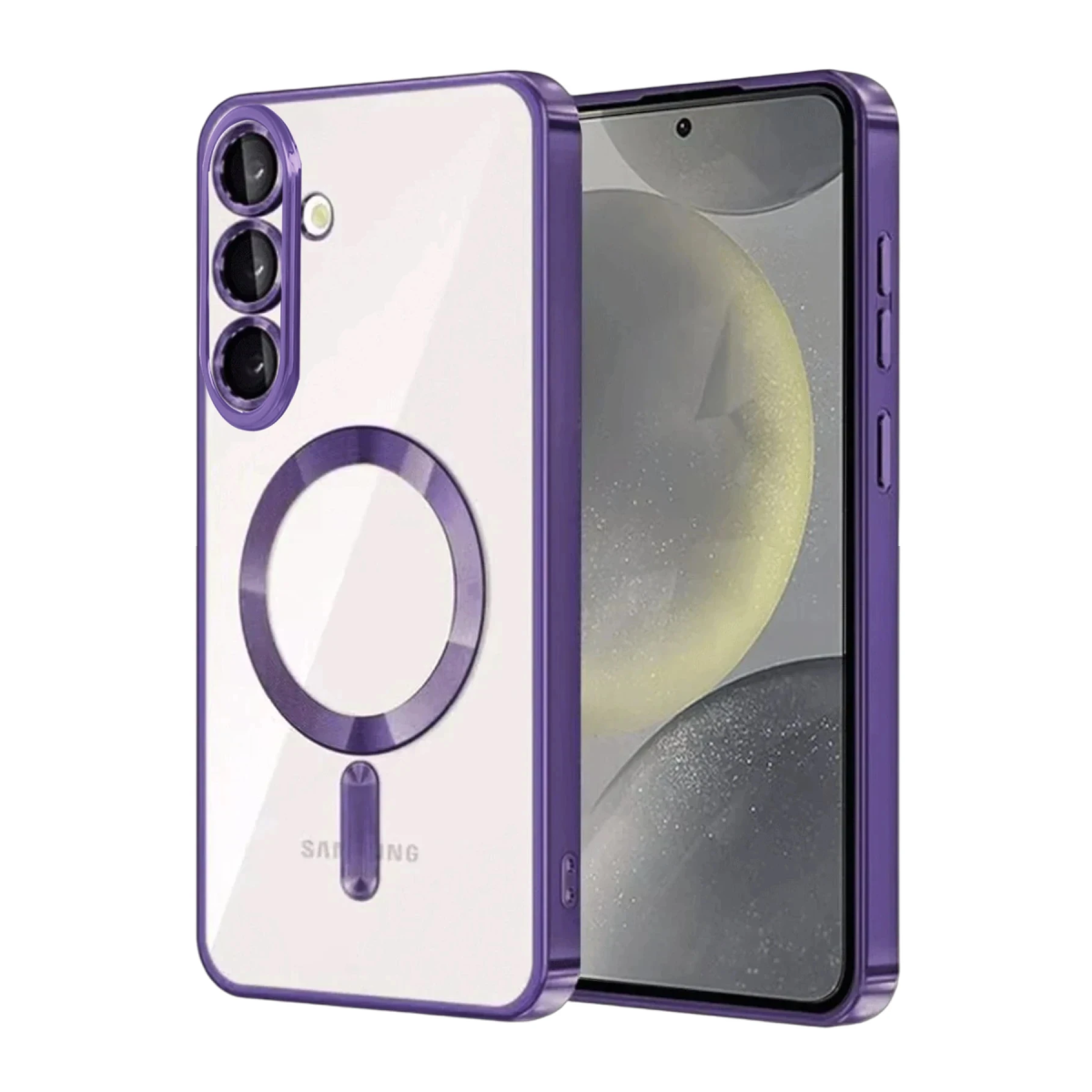 Samsung Galaxy A27 5G Kross Magneticsafe Kapak - Mor