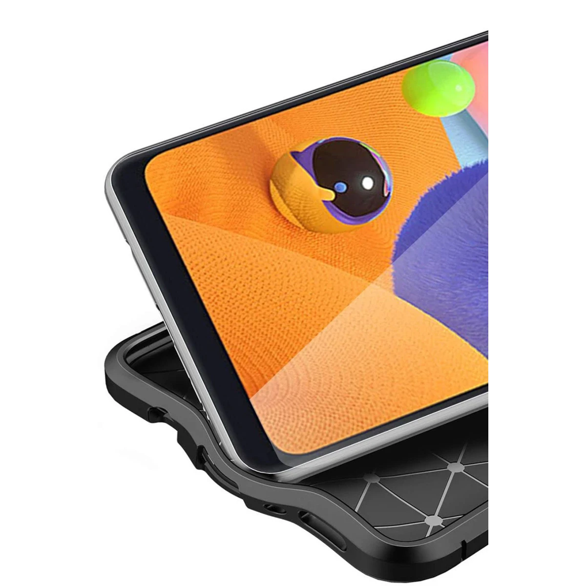 Samsung Galaxy A31 Kılıf Auto Focus Kapak - Kırmızı