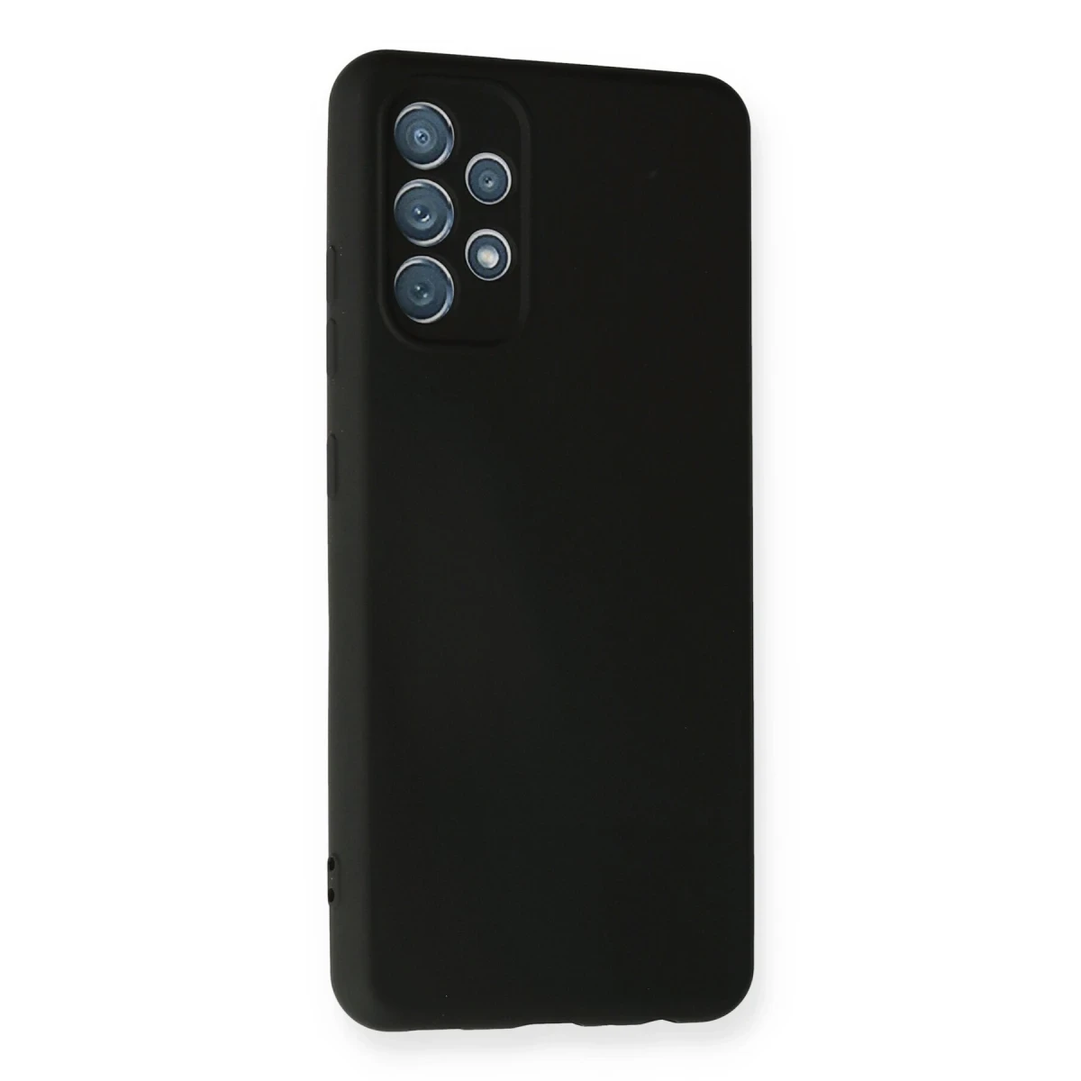 Samsung Galaxy A32 Kılıf Nano içi Kadife Silikon - Siyah