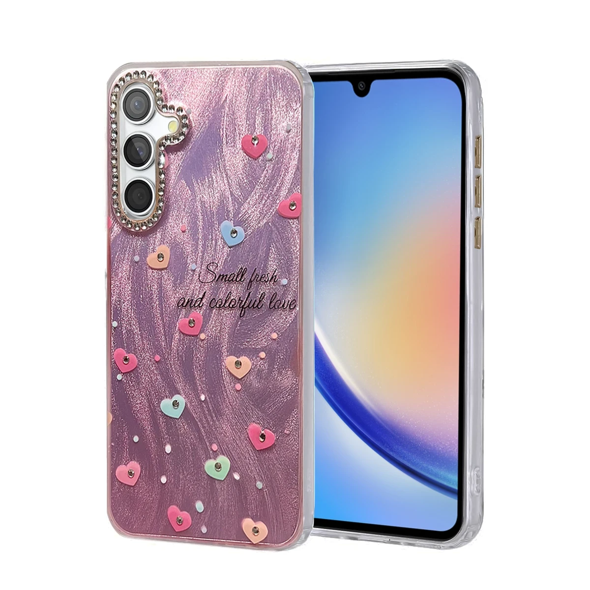 Samsung Galaxy A34 5G Kılıf Blade Aynalı Desenli Kapak - Desen 8