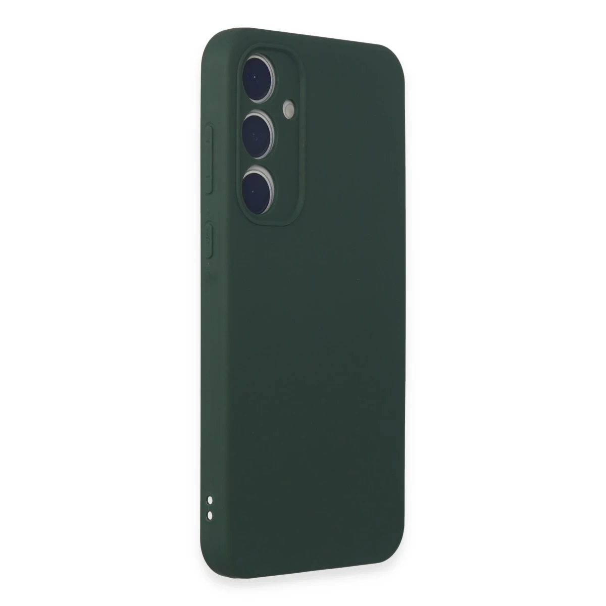 Samsung Galaxy A35 5G Kılıf First Silikon - Koyu Yeşil