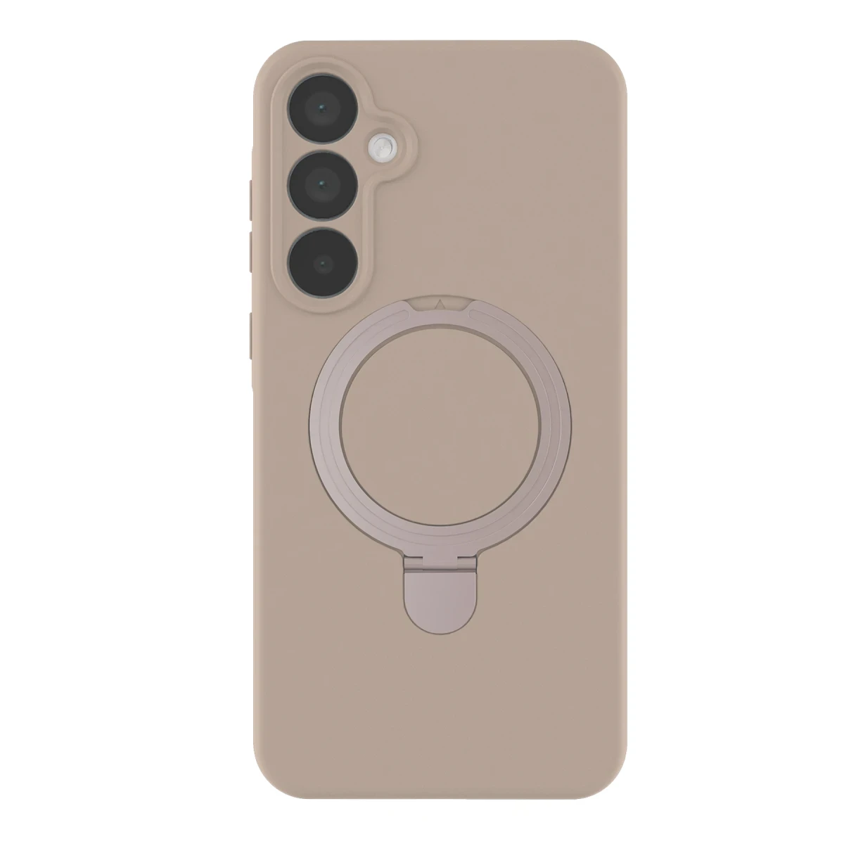 Samsung Galaxy A35 5G Regal Magsafe Standlı Kapak - Çöl Titanyum