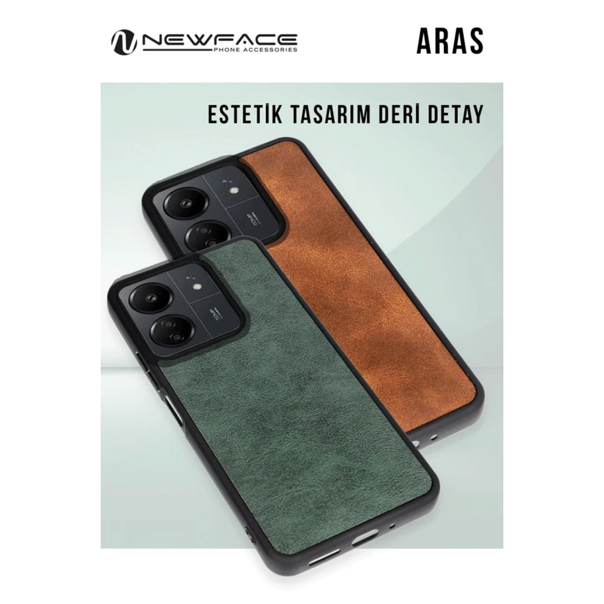 Samsung Galaxy A36 Kılıf Aras Deri Kapak - Kırmızı