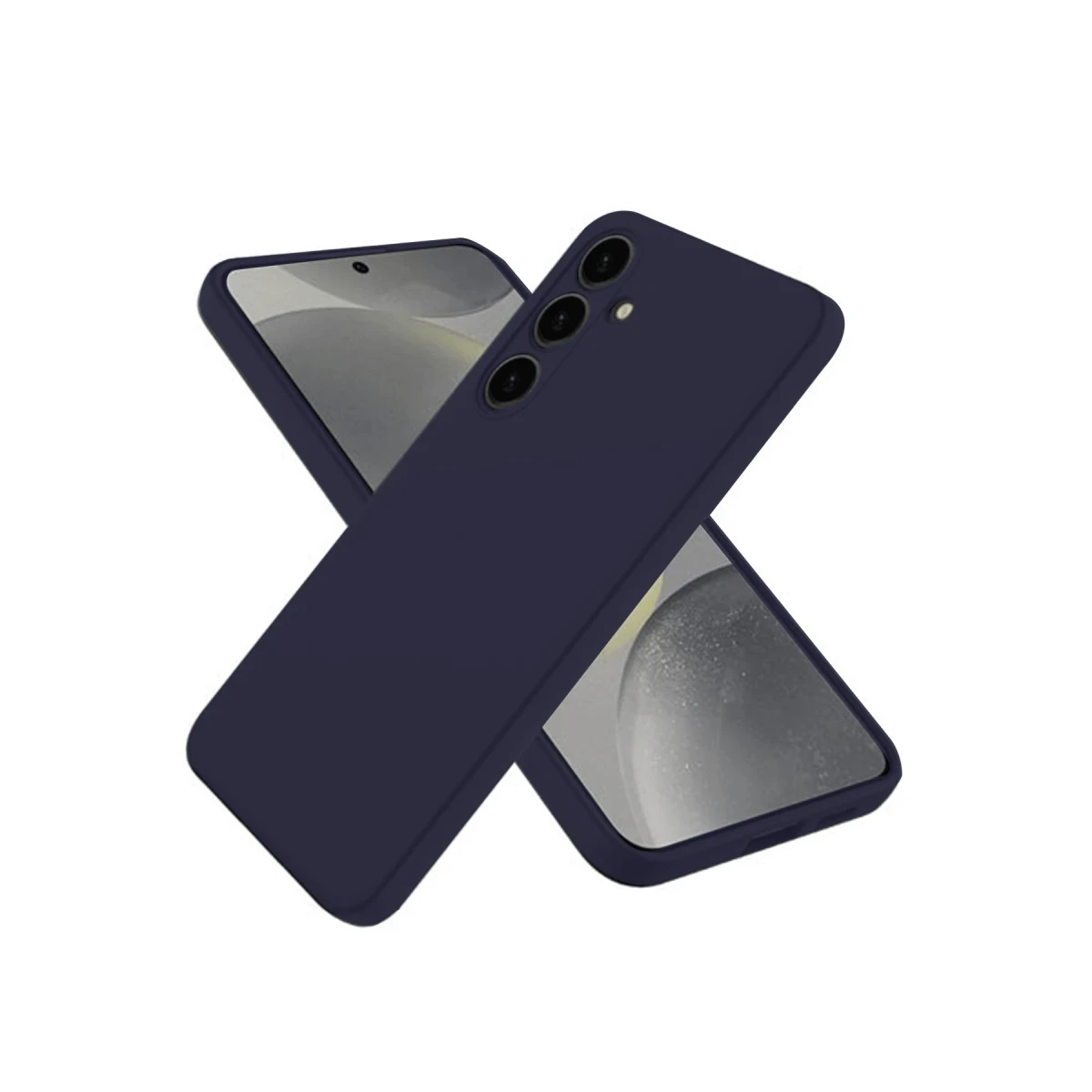 Samsung Galaxy A36 Kılıf First Silikon - Lacivert