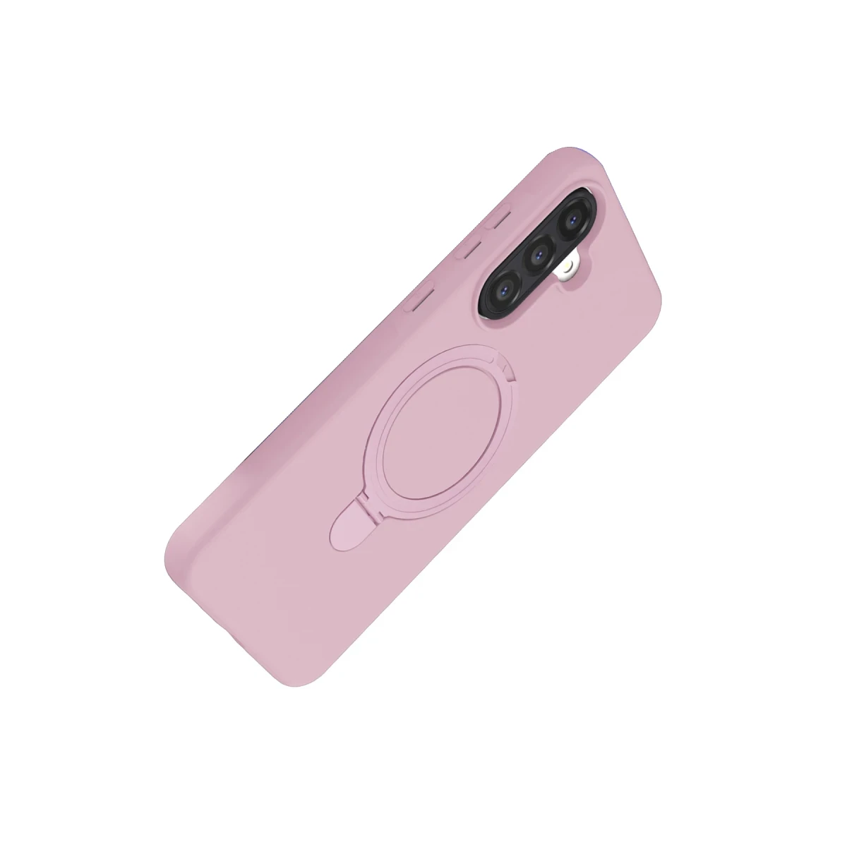 Samsung Galaxy A36 Regal Magsafe Standlı Kapak - Açık Pembe
