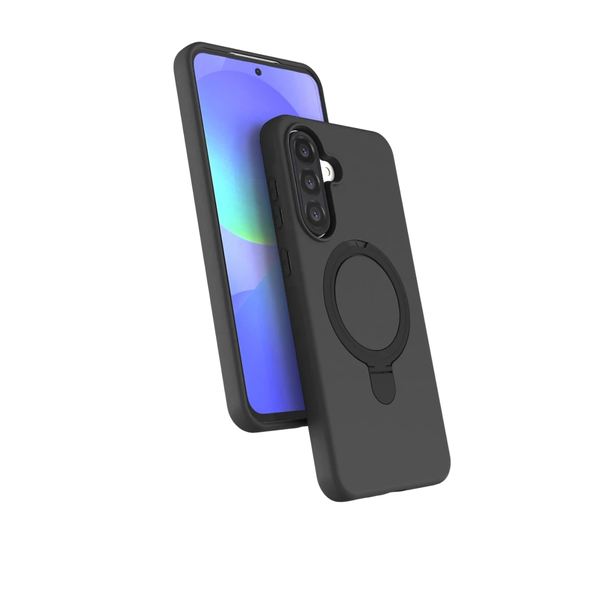 Samsung Galaxy A36 Regal Magsafe Standlı Kapak - Siyah