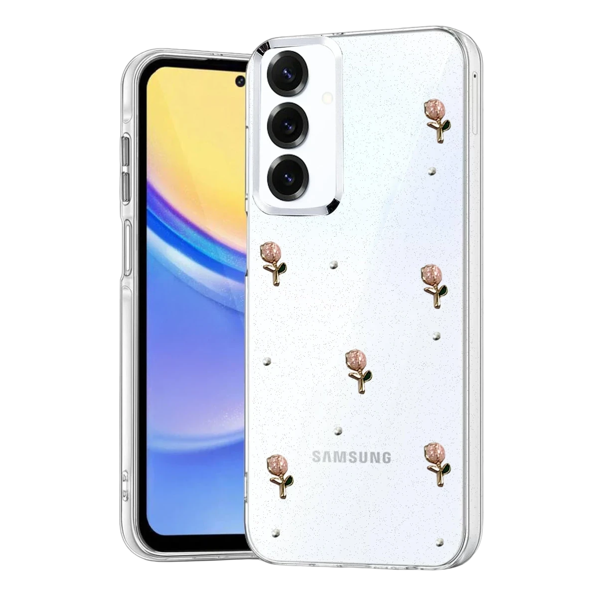 Samsung Galaxy A37 5G Fiyonk Desenli Kapak - Desen 6