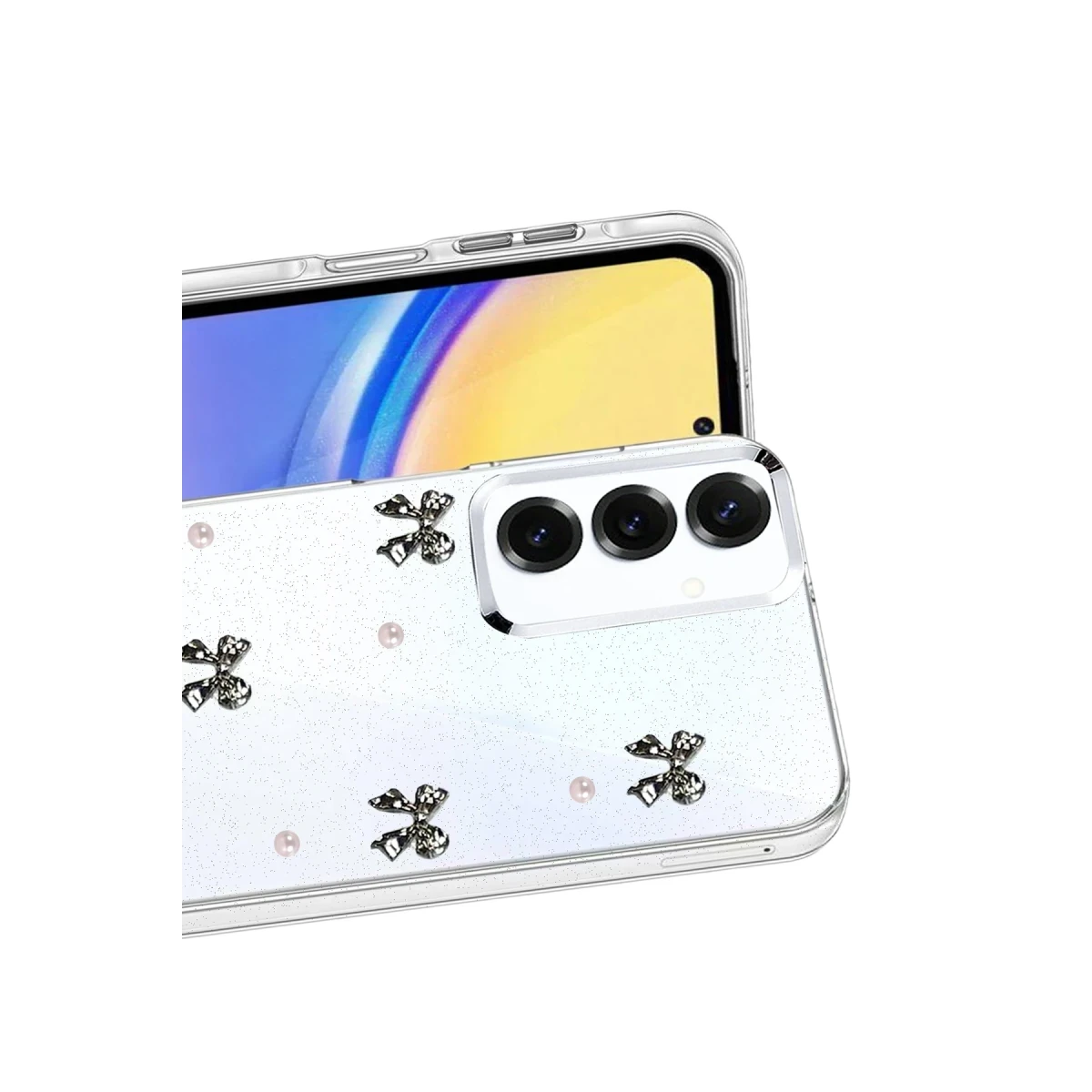 Samsung Galaxy A37 5G Fiyonk Desenli Kapak - Desen 8