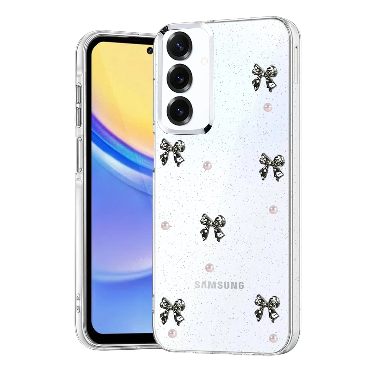 Samsung Galaxy A37 5G Fiyonk Desenli Kapak - Desen 8